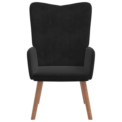 vidaXL Relaxsessel Schwarz Samt