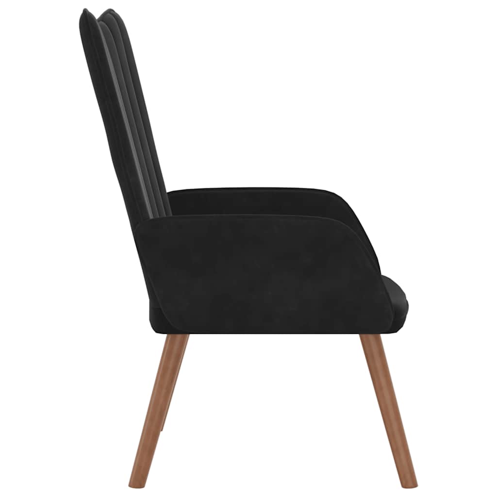 vidaXL Relaxsessel Schwarz Samt