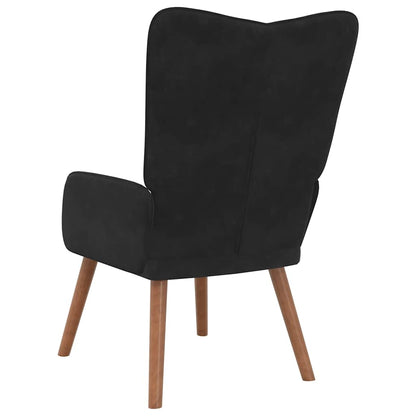 vidaXL Relaxsessel Schwarz Samt
