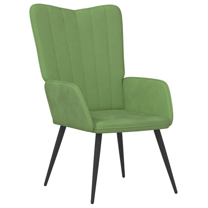 vidaXL Relaxsessel Hellgrün Samt