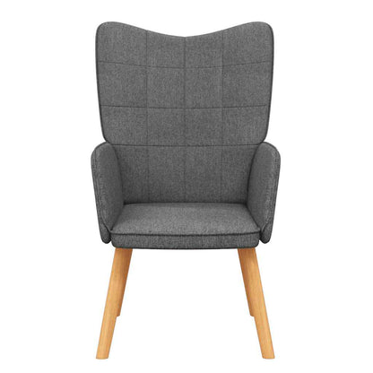 vidaXL Relaxsessel Dunkelgrau Stoff