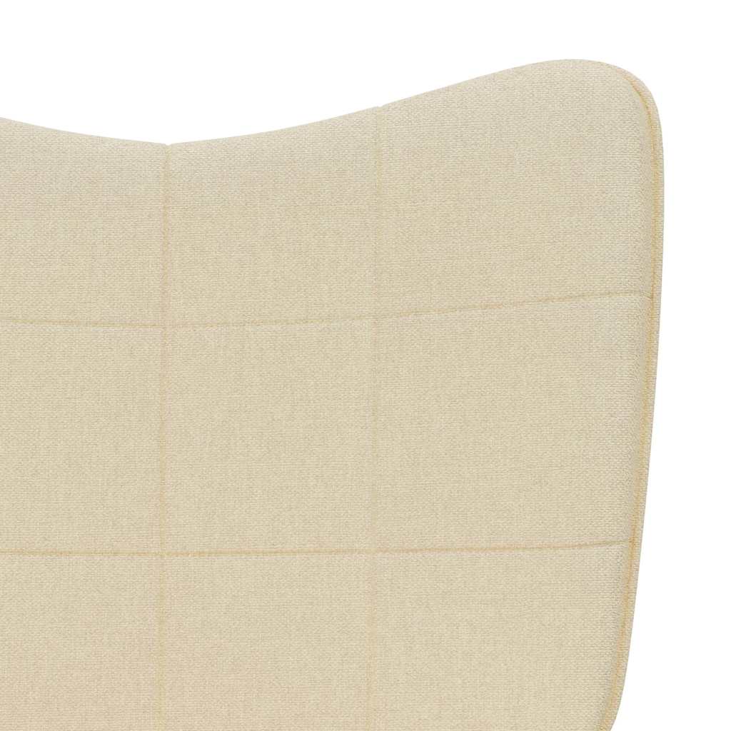 vidaXL Relaxsessel Creme Stoff