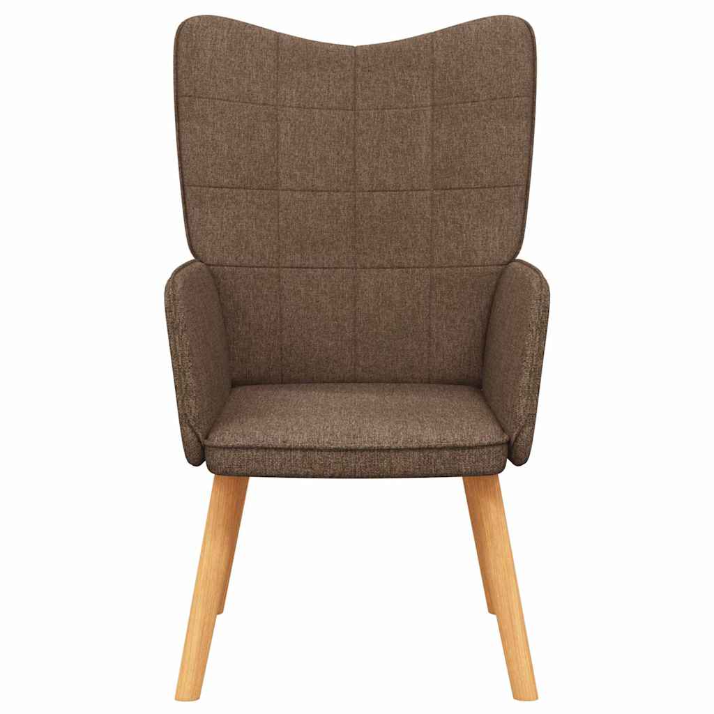 vidaXL Relaxsessel Braun Stoff