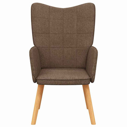 vidaXL Relaxsessel Braun Stoff