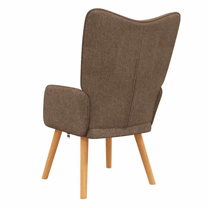 vidaXL Relaxsessel Braun Stoff
