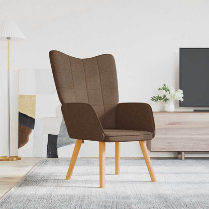 vidaXL Relaxsessel Braun Stoff