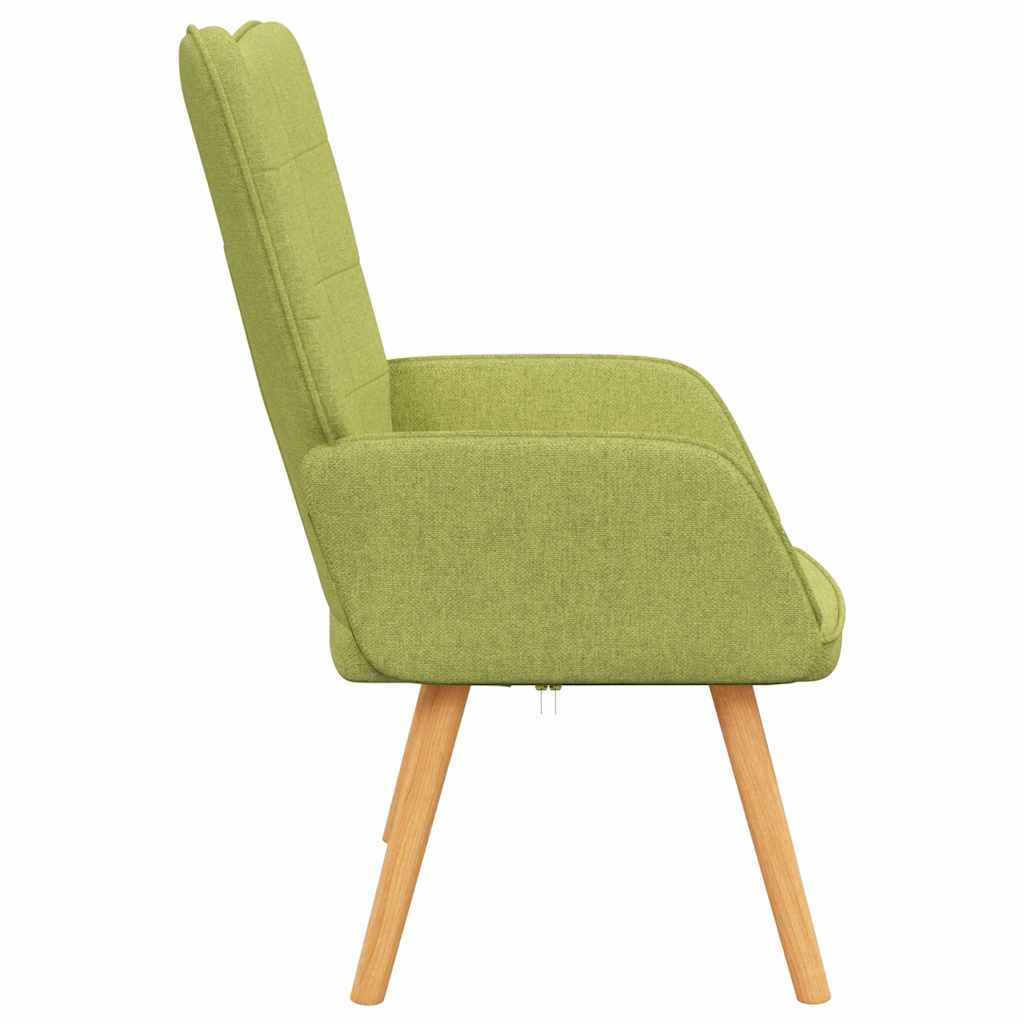 vidaXL Relaxsessel Grün Stoff