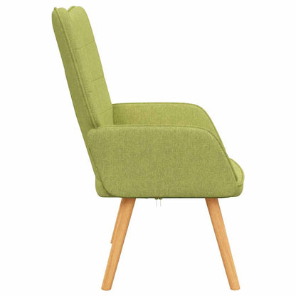 vidaXL Relaxsessel Grün Stoff