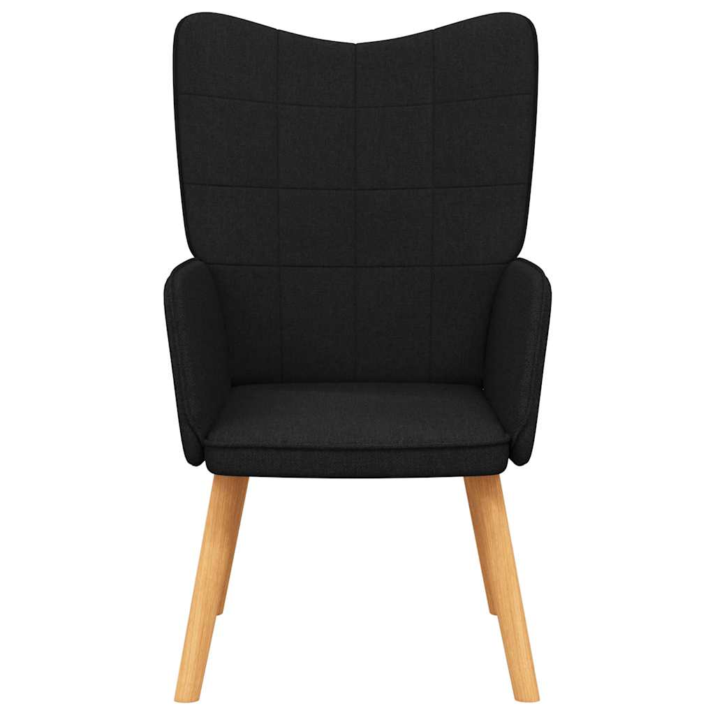 vidaXL Relaxsessel Schwarz Stoff