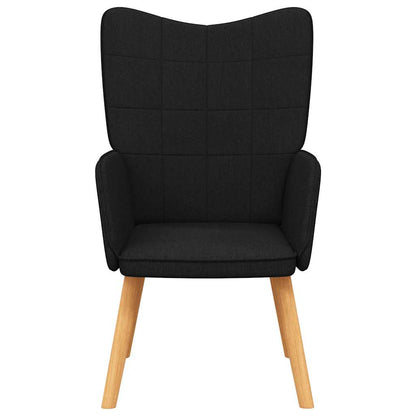 vidaXL Relaxsessel Schwarz Stoff
