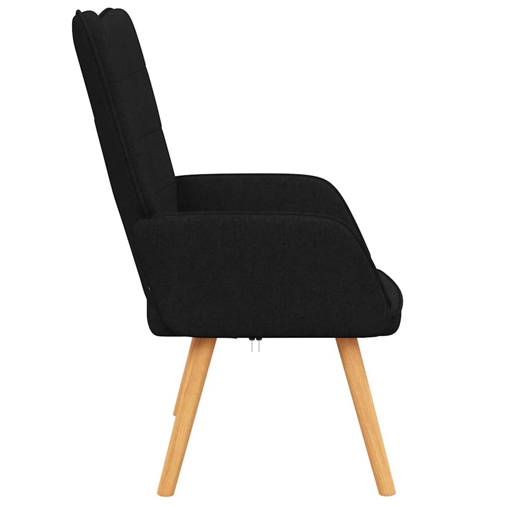 vidaXL Relaxsessel Schwarz Stoff