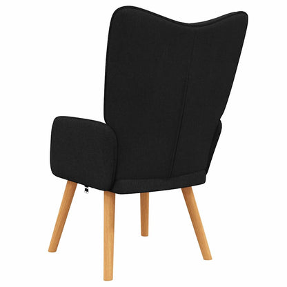 vidaXL Relaxsessel Schwarz Stoff