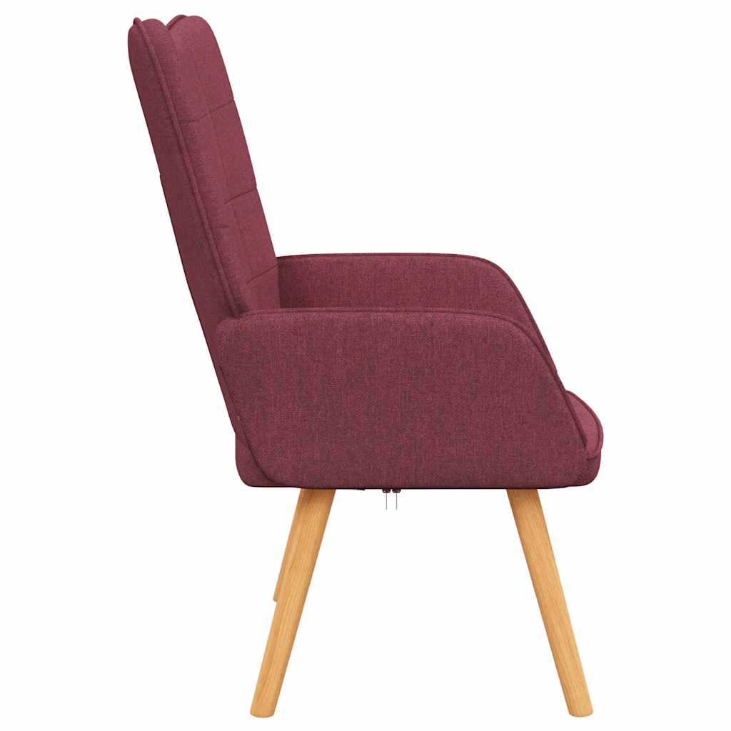 vidaXL Relaxsessel Weinrot Stoff