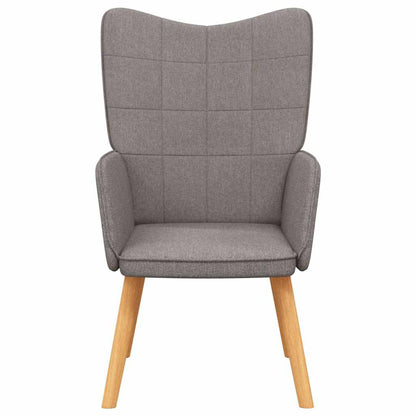 vidaXL Relaxsessel Taupe Stoff