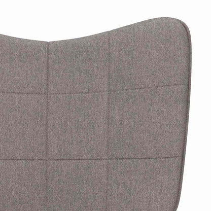 vidaXL Relaxsessel Taupe Stoff