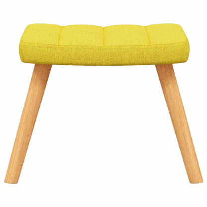 vidaXL Relaxsessel mit Hocker Senfgelb Stoff