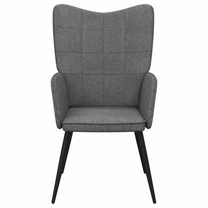 vidaXL Relaxsessel Dunkelgrau Stoff