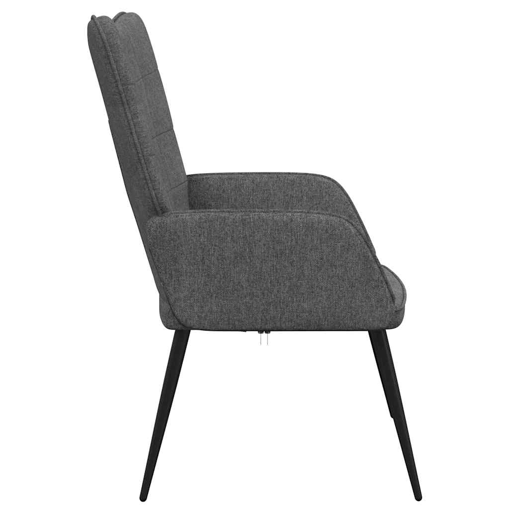 vidaXL Relaxsessel Dunkelgrau Stoff