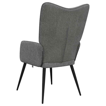 vidaXL Relaxsessel Dunkelgrau Stoff