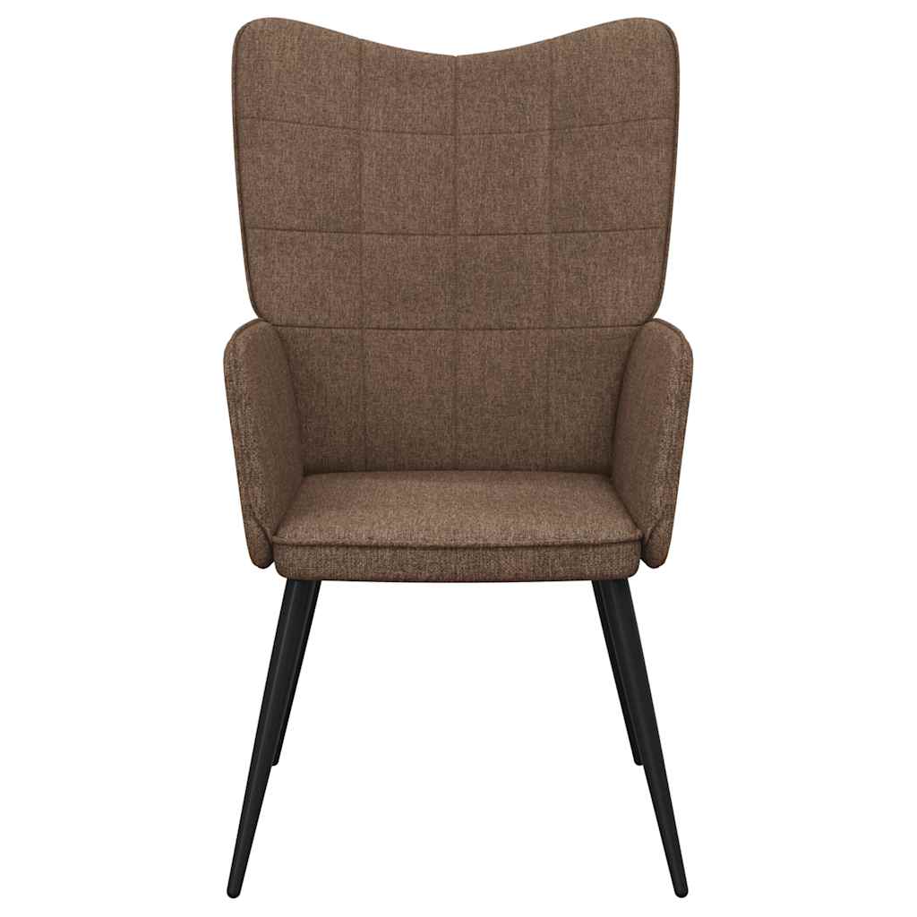 vidaXL Relaxsessel Braun Stoff