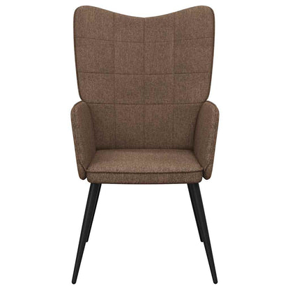 vidaXL Relaxsessel Braun Stoff
