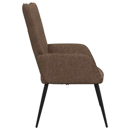 vidaXL Relaxsessel Braun Stoff