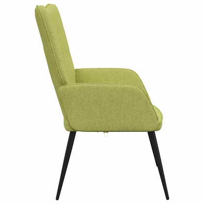 vidaXL Relaxsessel Grün Stoff