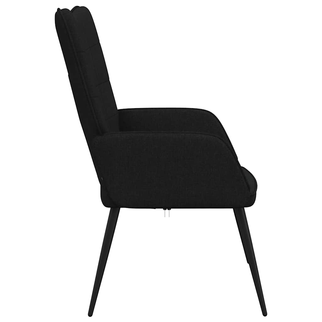 vidaXL Relaxsessel Schwarz Stoff
