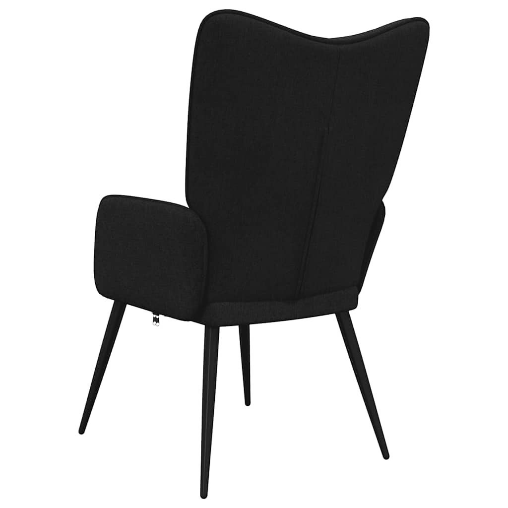 vidaXL Relaxsessel Schwarz Stoff