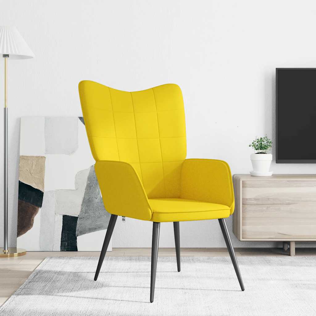vidaXL Relaxsessel Senfgelb Stoff