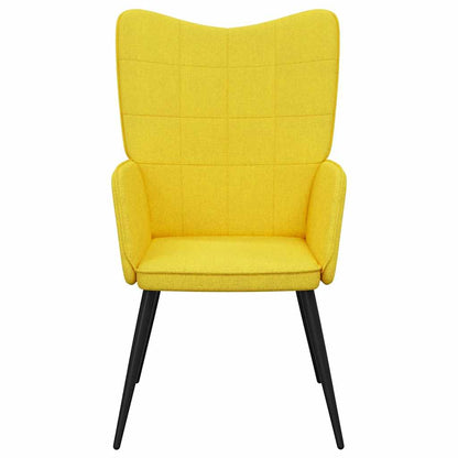 vidaXL Relaxsessel Senfgelb Stoff
