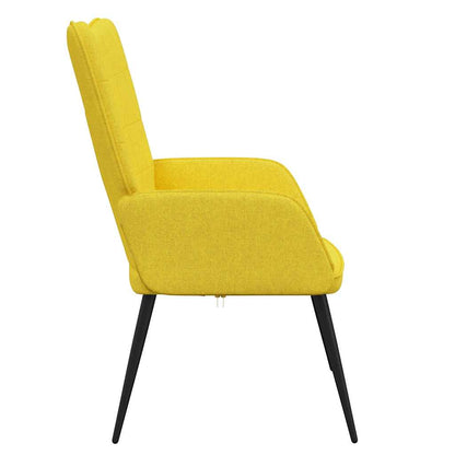 vidaXL Relaxsessel Senfgelb Stoff