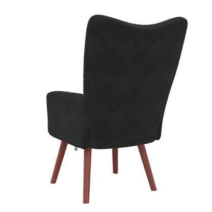 vidaXL Relaxsessel Schwarz Samt