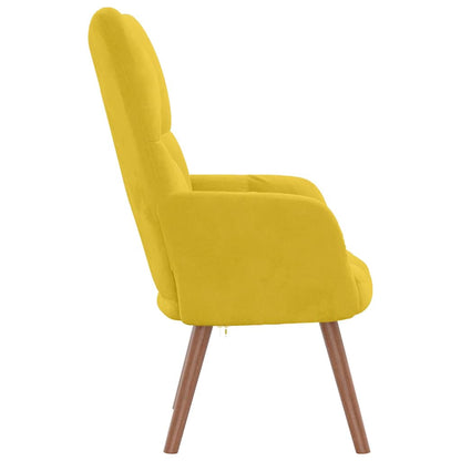 vidaXL Relaxsessel Senfgelb Samt