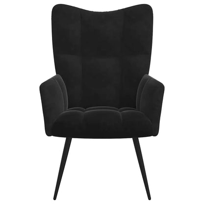 vidaXL Relaxsessel Schwarz Samt