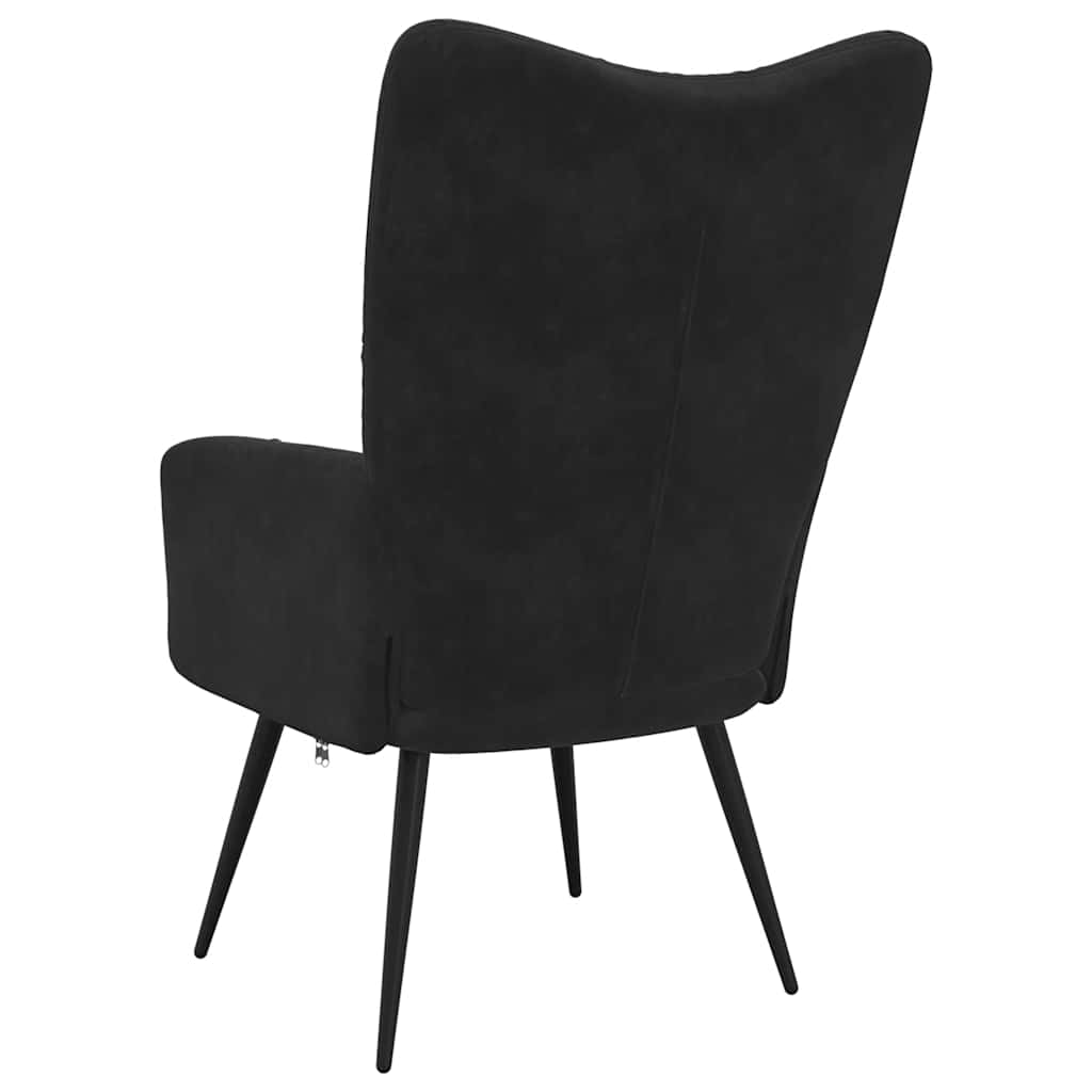 vidaXL Relaxsessel Schwarz Samt