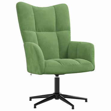 vidaXL Relaxsessel Hellgrün Samt