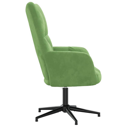 vidaXL Relaxsessel Hellgrün Samt