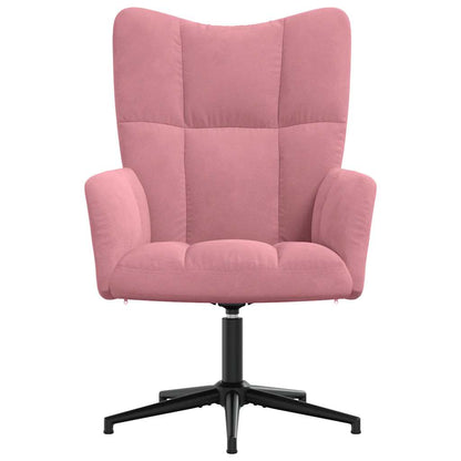 vidaXL Relaxsessel Rosa Samt