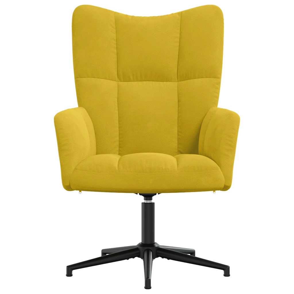 vidaXL Relaxsessel Senfgelb Samt