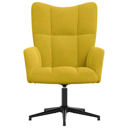 vidaXL Relaxsessel Senfgelb Samt