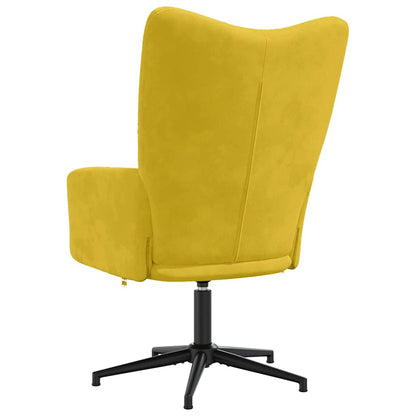 vidaXL Relaxsessel Senfgelb Samt