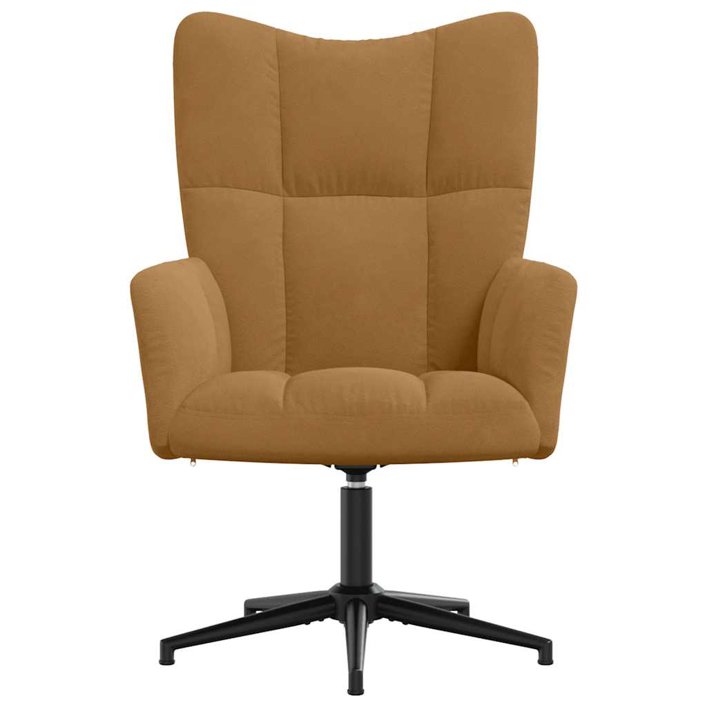 vidaXL Relaxsessel Braun Samt