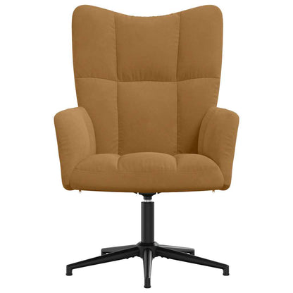 vidaXL Relaxsessel Braun Samt