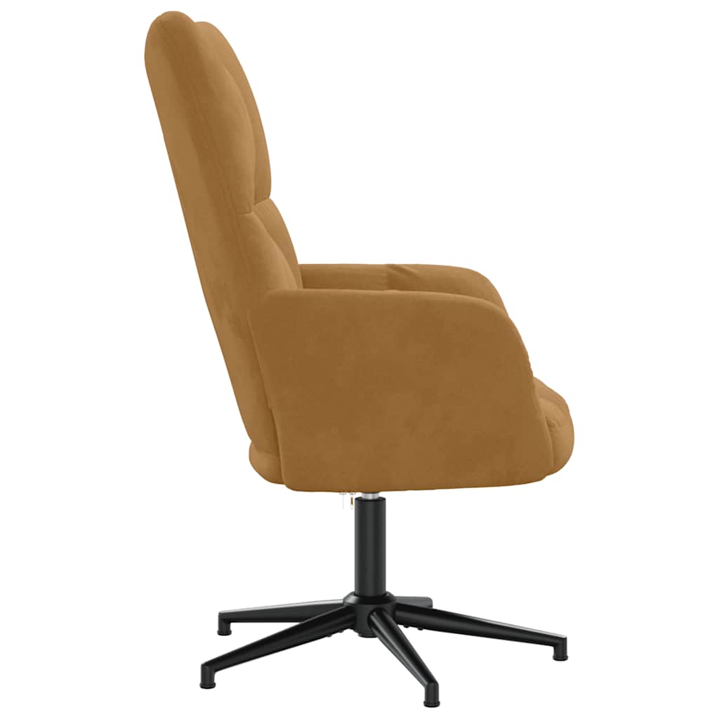 vidaXL Relaxsessel Braun Samt
