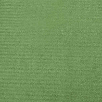 vidaXL Fauteuil relax avec repose-pieds Vert clair Velours