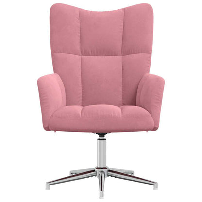 vidaXL Relaxsessel Rosa Samt