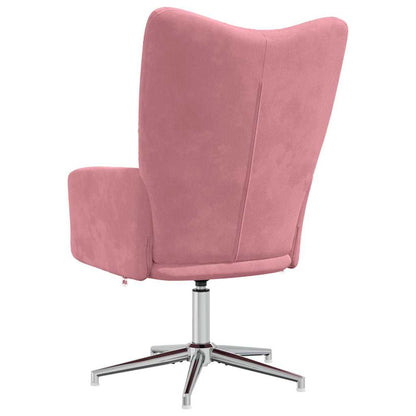 vidaXL Relaxsessel Rosa Samt