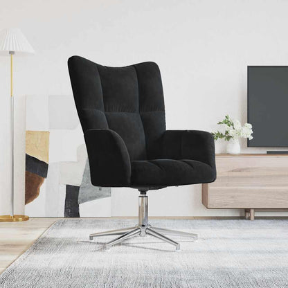 vidaXL Relaxsessel Schwarz Samt