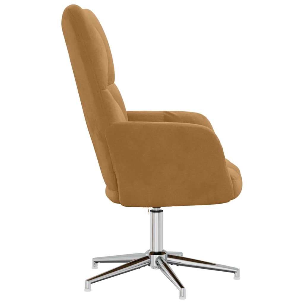 vidaXL Relaxsessel Braun Samt